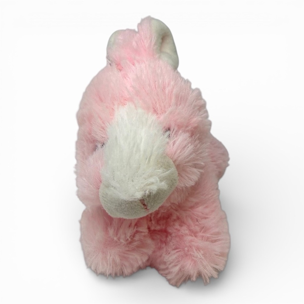 Pink Rabbit Plush Realistic Bunny 5 Inch Stuffed Animal Easter Name "Riley" - Picture 2 of 10